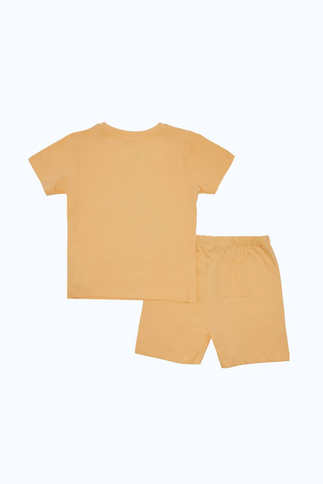 Infant Boys Yellow Crocs Print Pyjama Set (2 Piece)