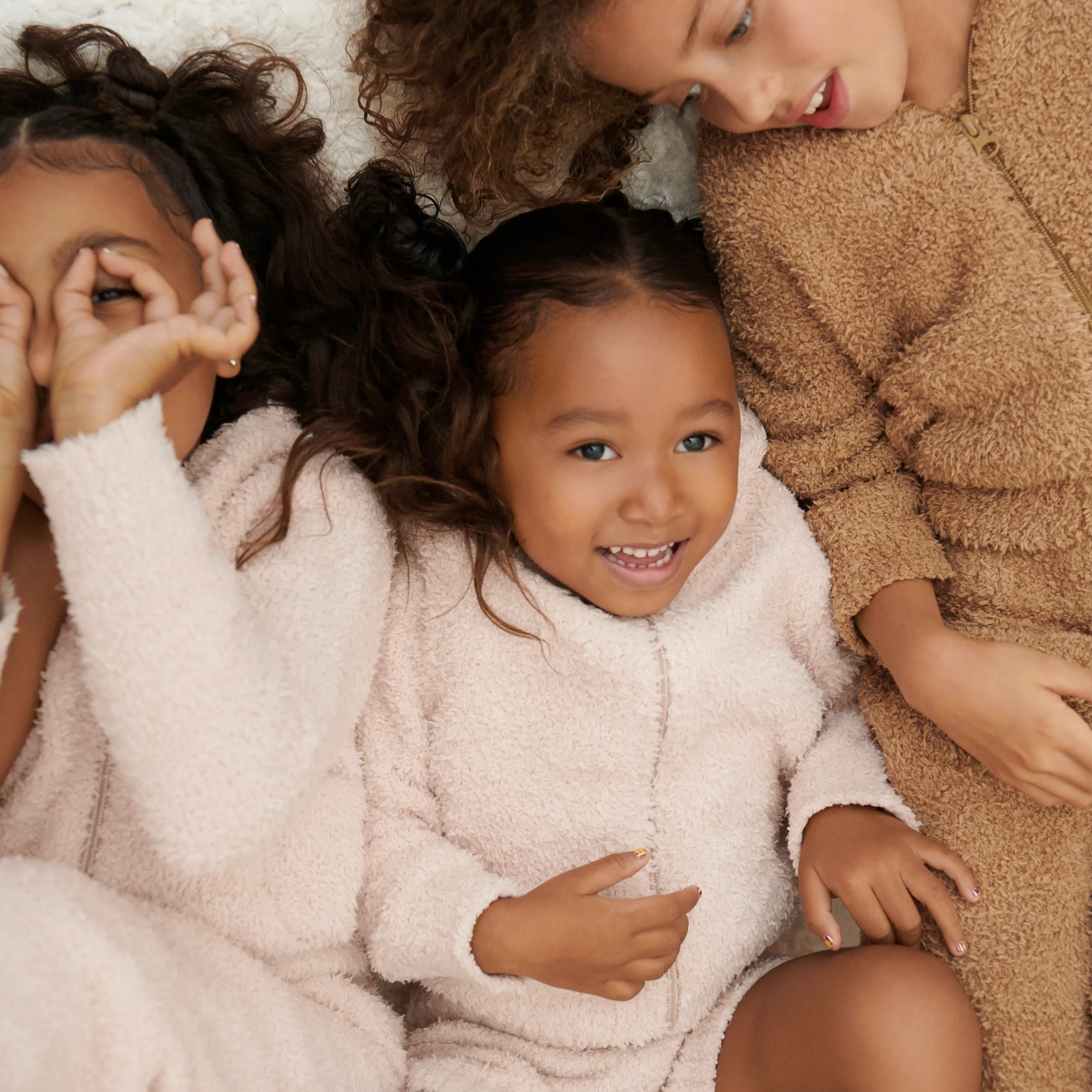 KIDS COZY KNIT HOODIE | SMOKE
