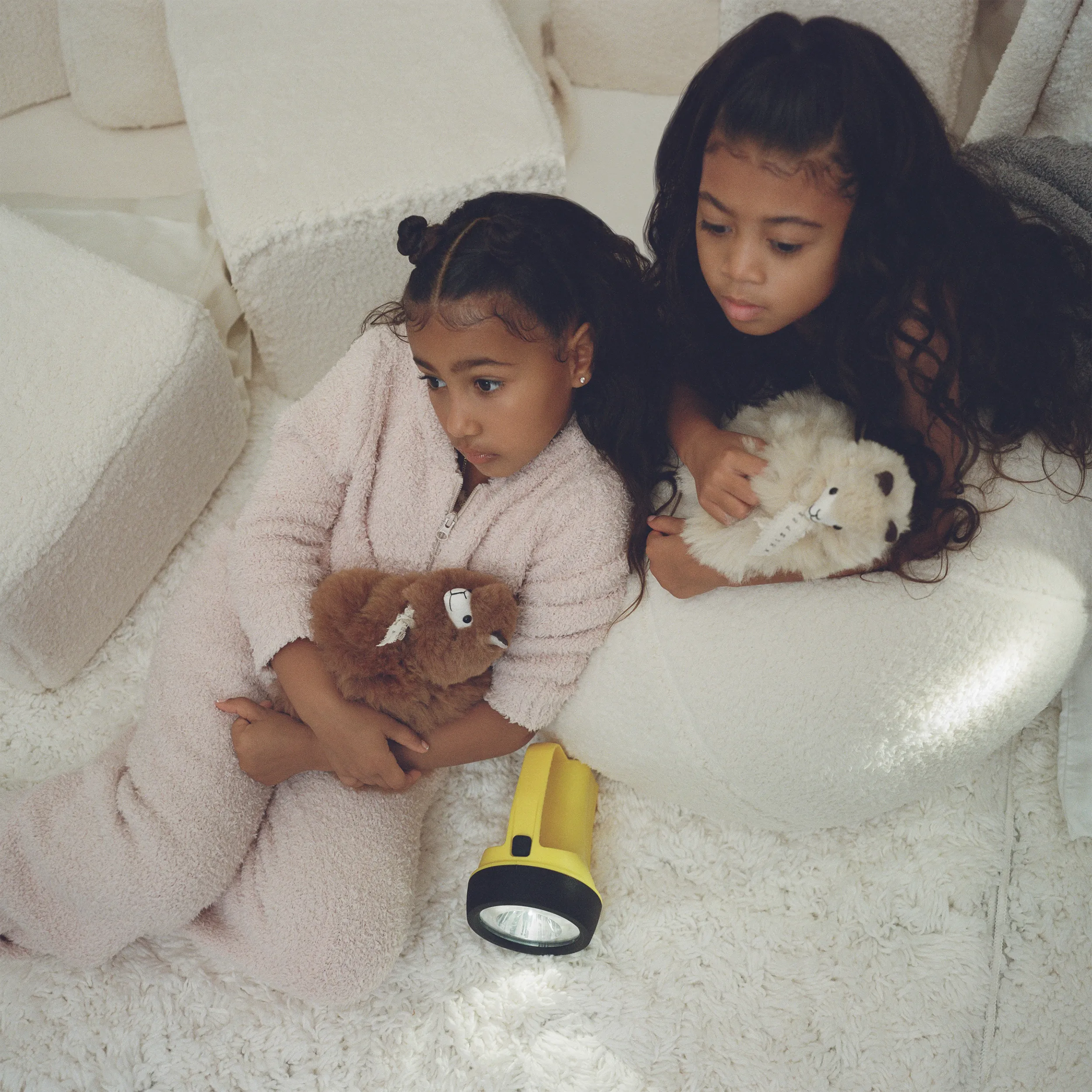 KIDS COZY KNIT HOODIE | SMOKE