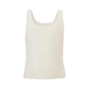 KIDS COZY KNIT TANK | BONE