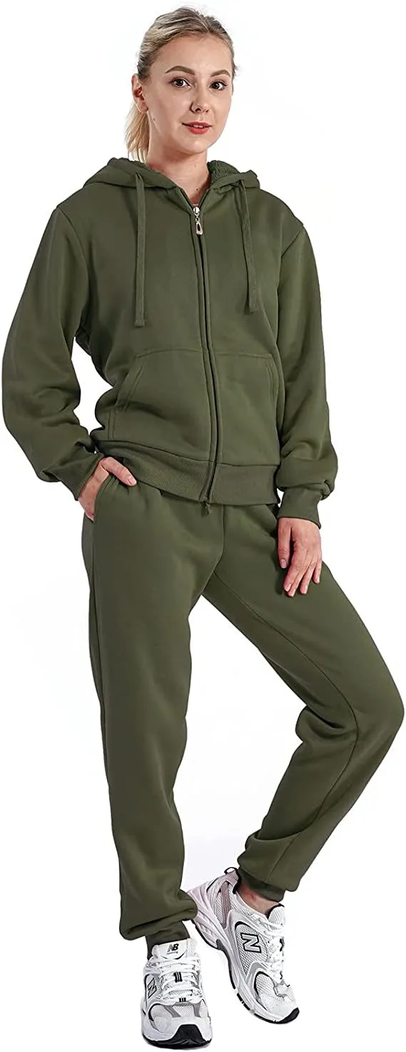 Lee Hanton LJS100 2pc Sherpa Fleece Lined Jog Set