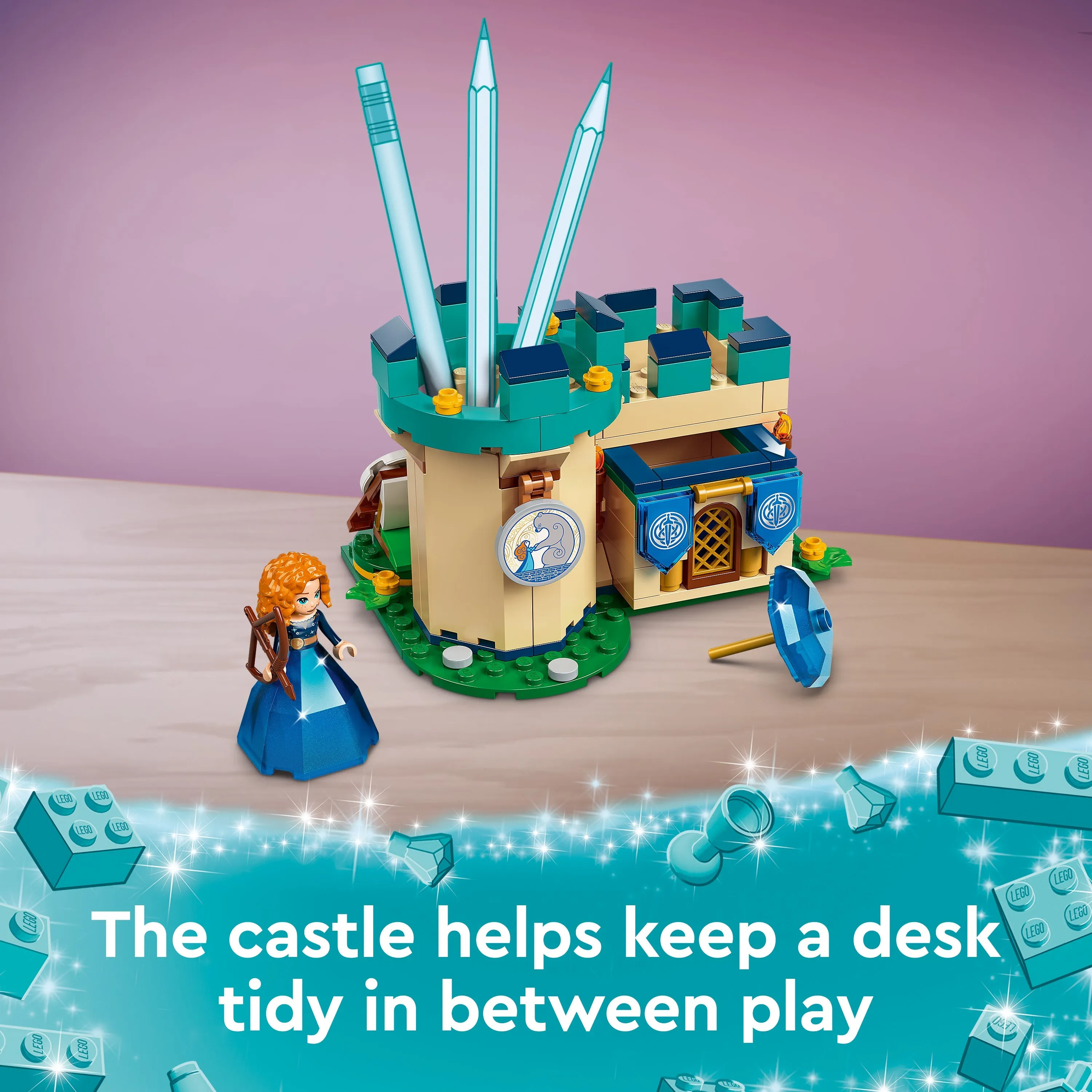 LEGO 43203 Disney Princess Aurora, Merid And Tiana's Enchanted Creations