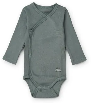 Liewood Hali Body Longsleeve 2-pack | Vehicles/ Blue Fog mix