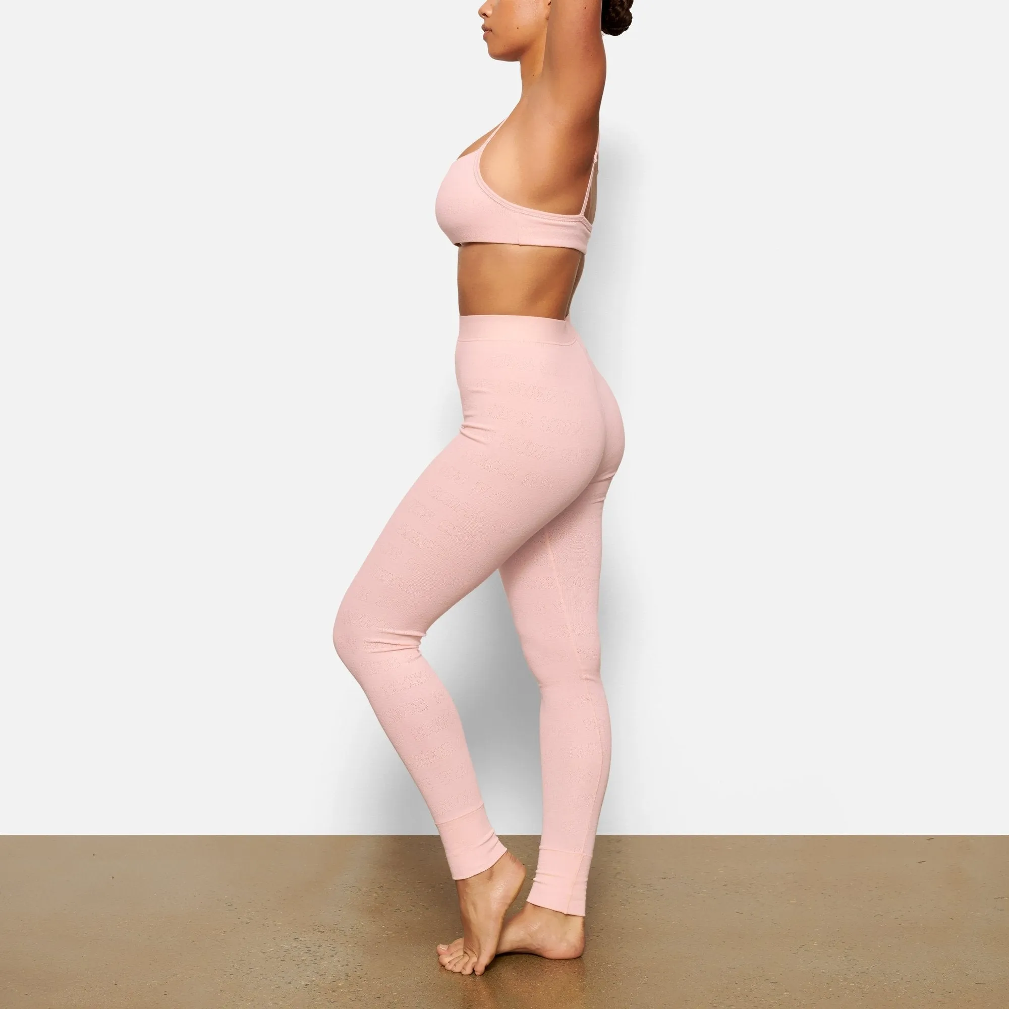 LOGO POINTELLE LEGGING | QUARTZ