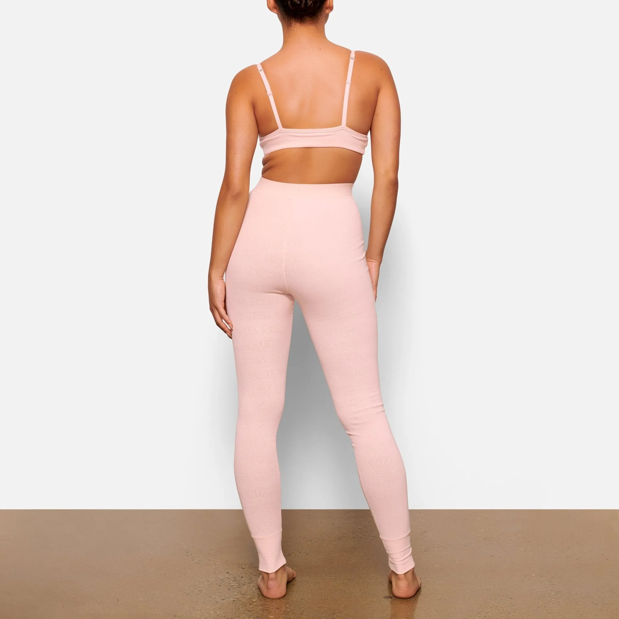 LOGO POINTELLE LEGGING | QUARTZ