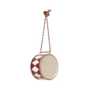 Maileg large drum ornament - red