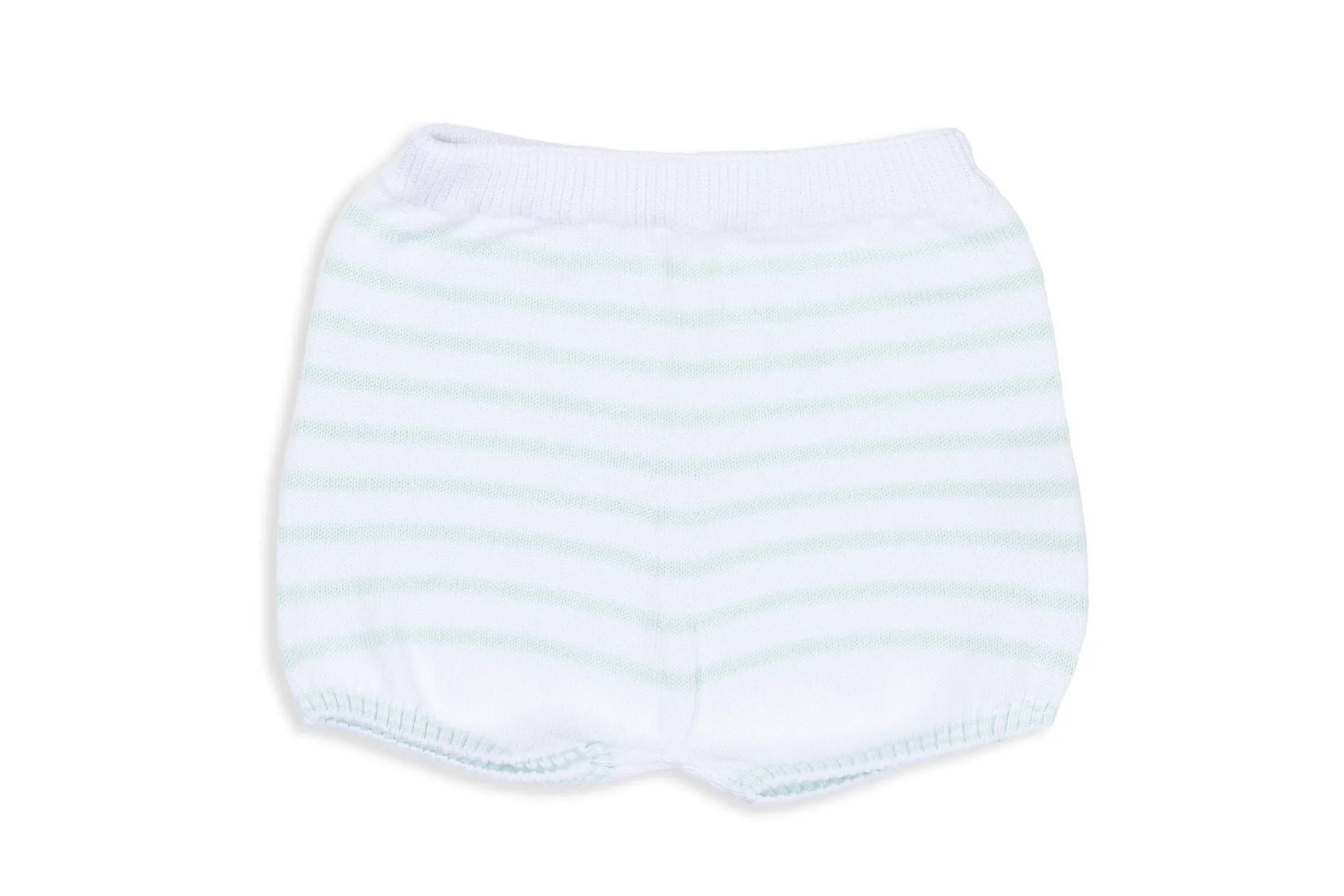 Mint and Sand Stripe Knit Set