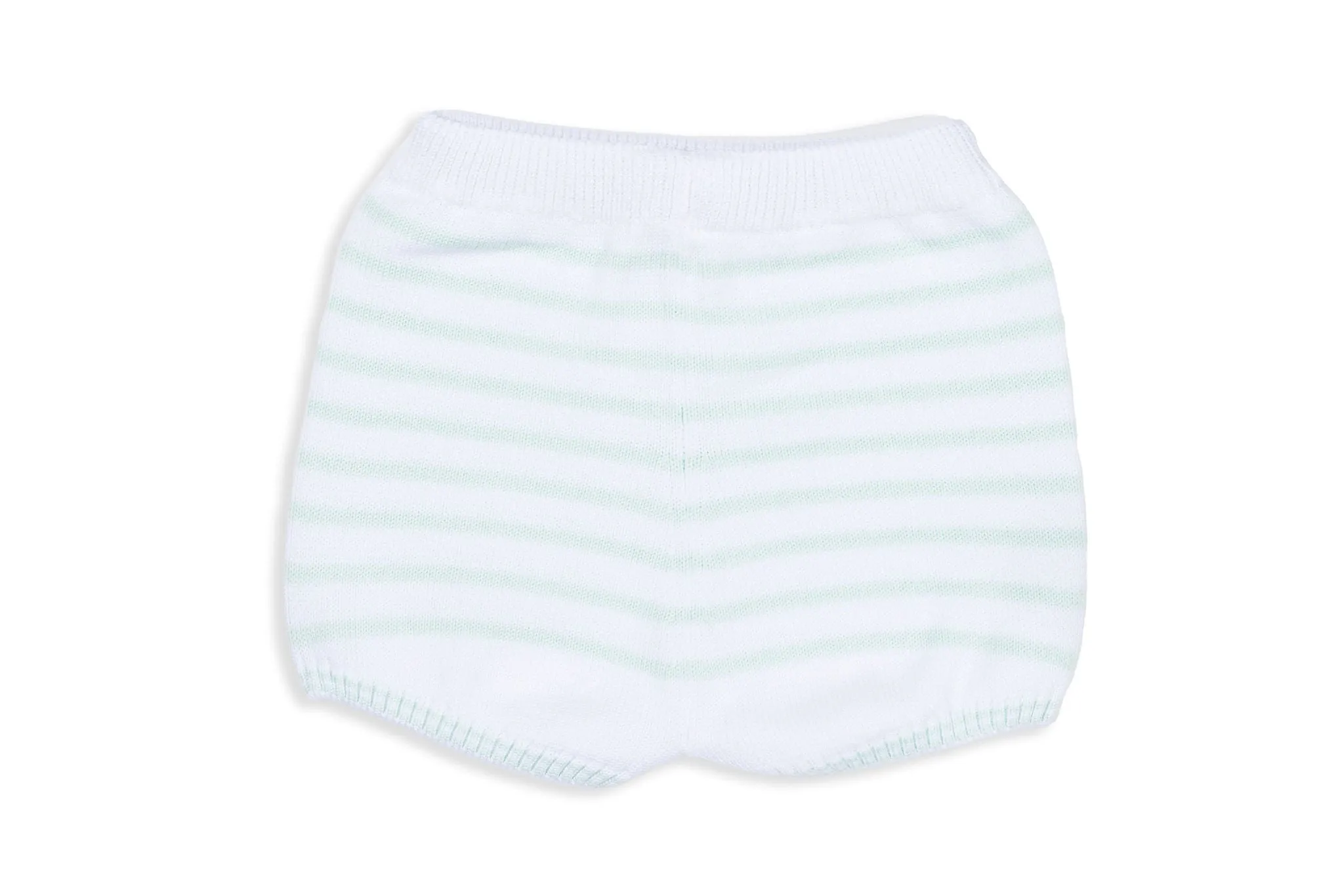 Mint and Sand Stripe Knit Set