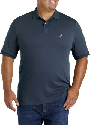 Nautica Men's Classic Fit Short Sleeve Solid Soft Cotton Polo Shirt