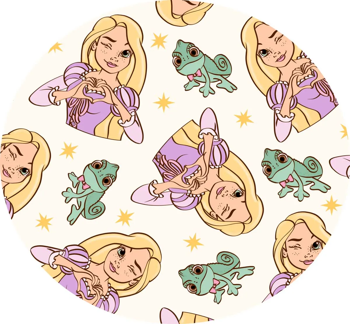 Park Fun Tangled Princess - Bamboo Short Sleeve Short Lounge