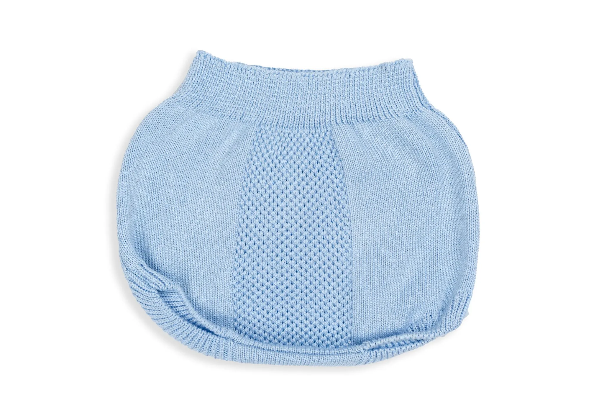 Powder Blue Two-piece Knit Unisex Set