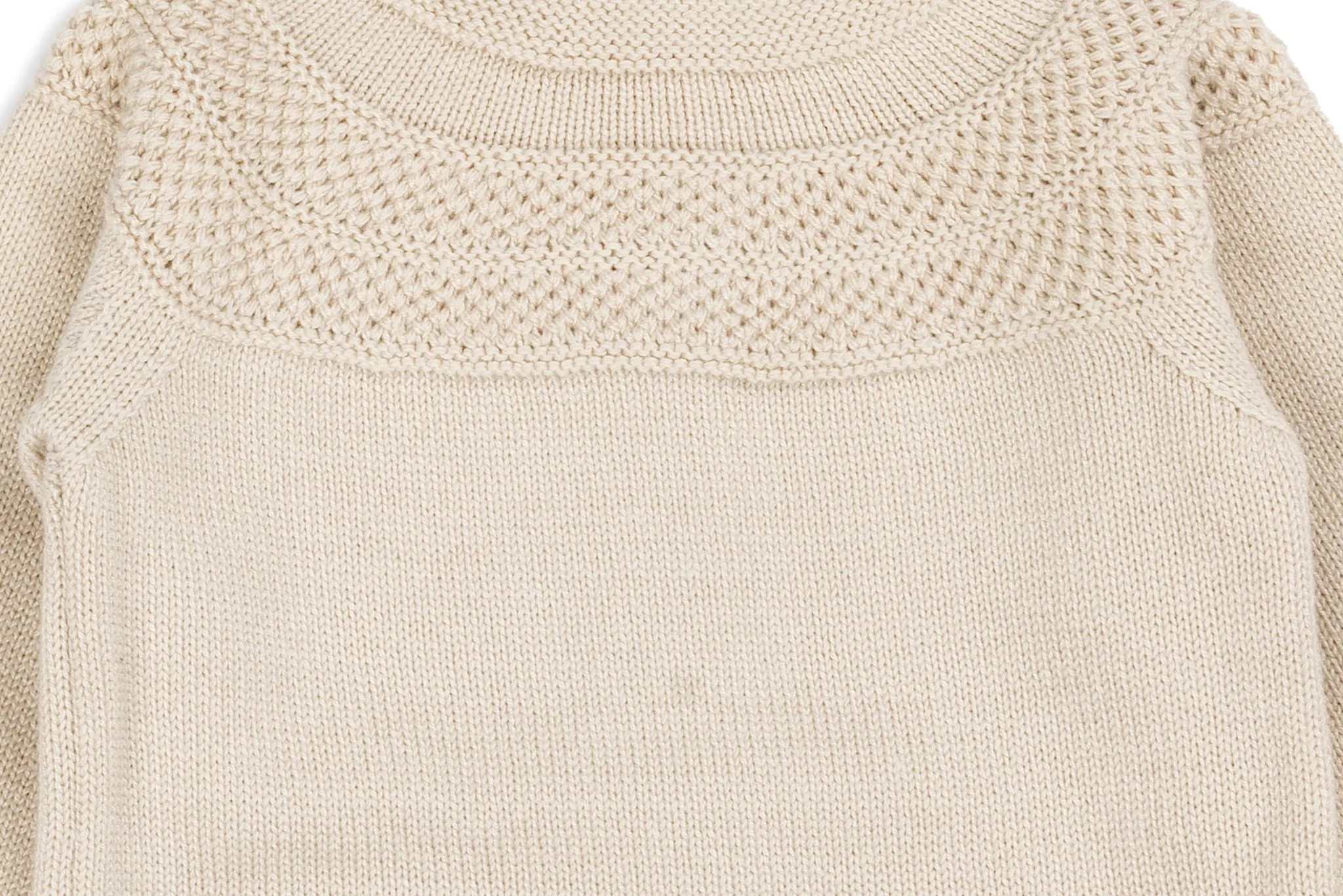 Sand Two-piece Knit Unisex Set