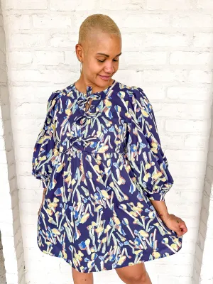 Set Sail Navy Dress