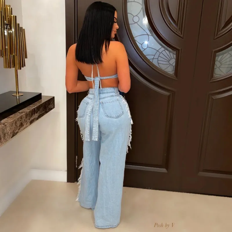 Shred It Denim Set