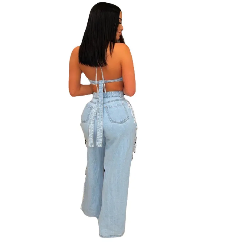 Shred It Denim Set