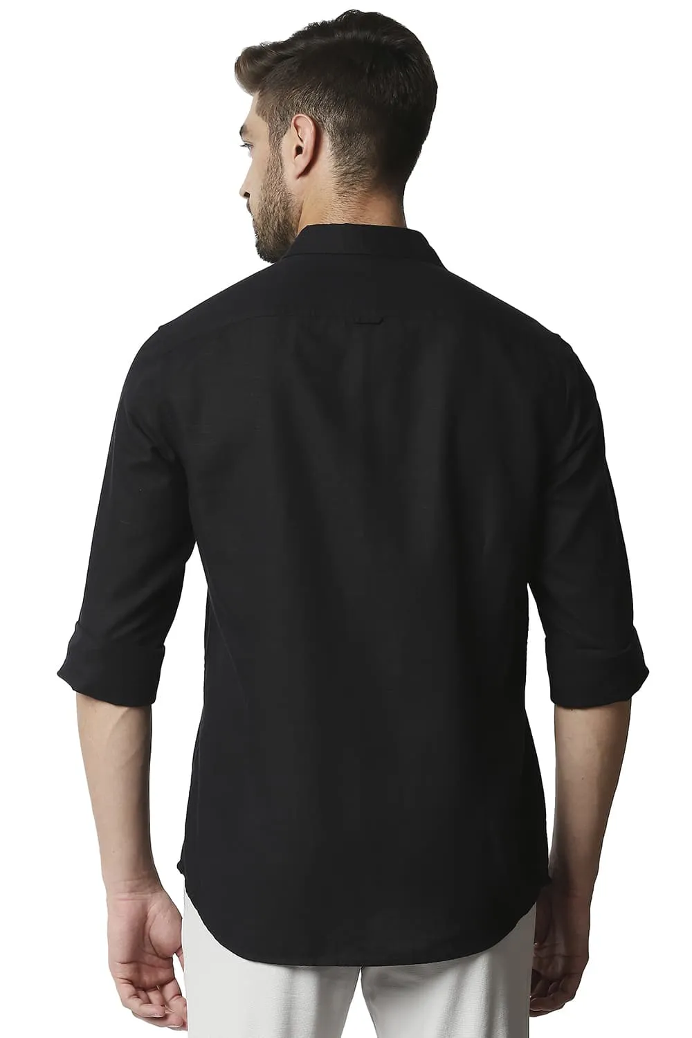 Slim Fit Cotton Hemp Shirt