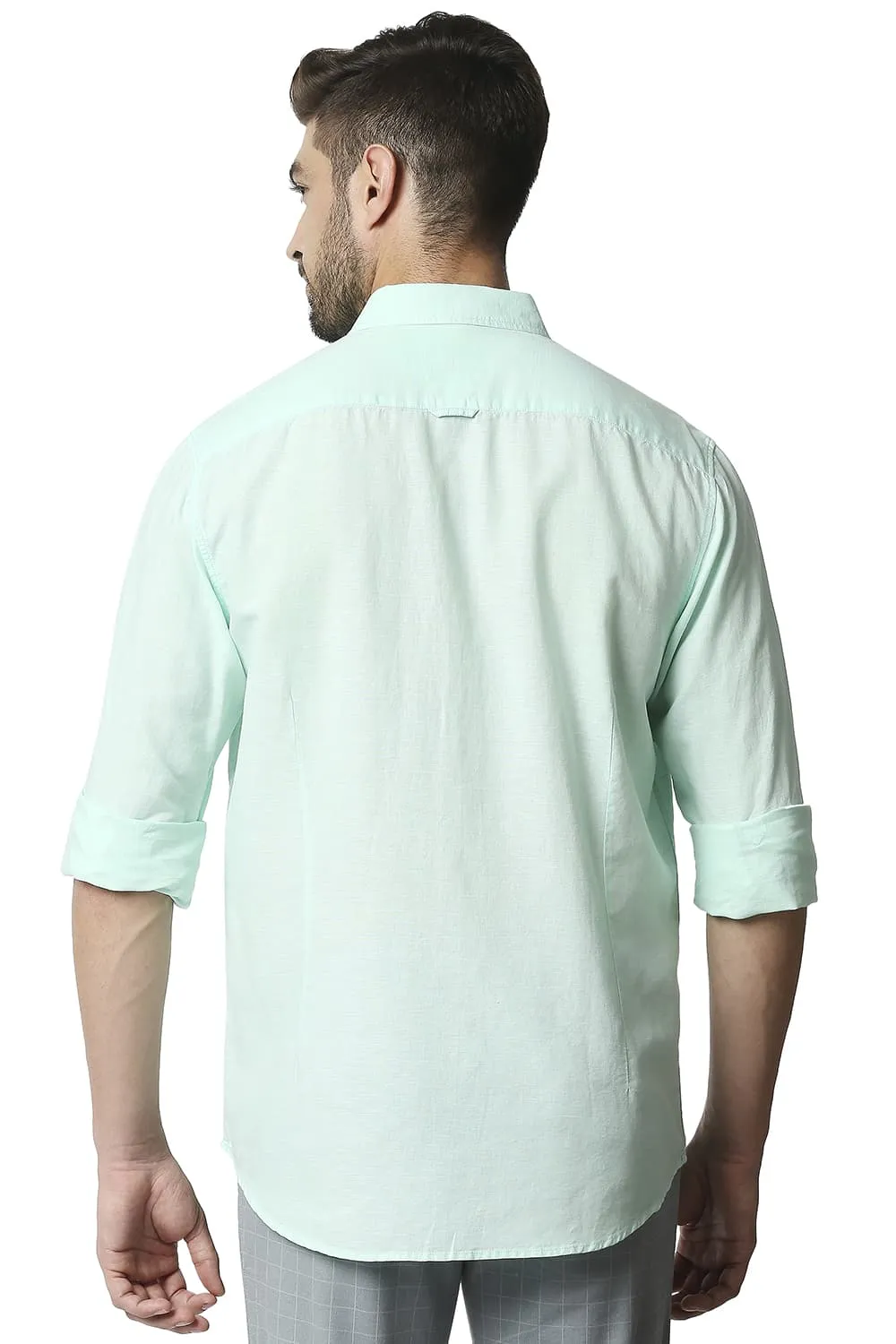 Slim Fit Cotton Hemp Shirt
