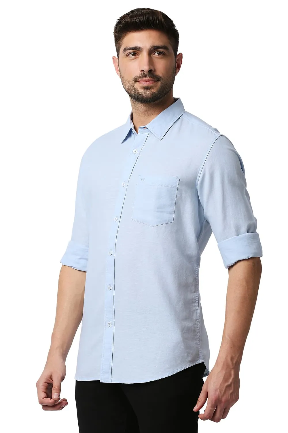 Slim Fit Cotton Hemp Shirt