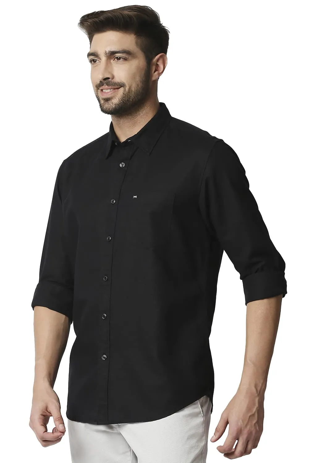 Slim Fit Cotton Hemp Shirt