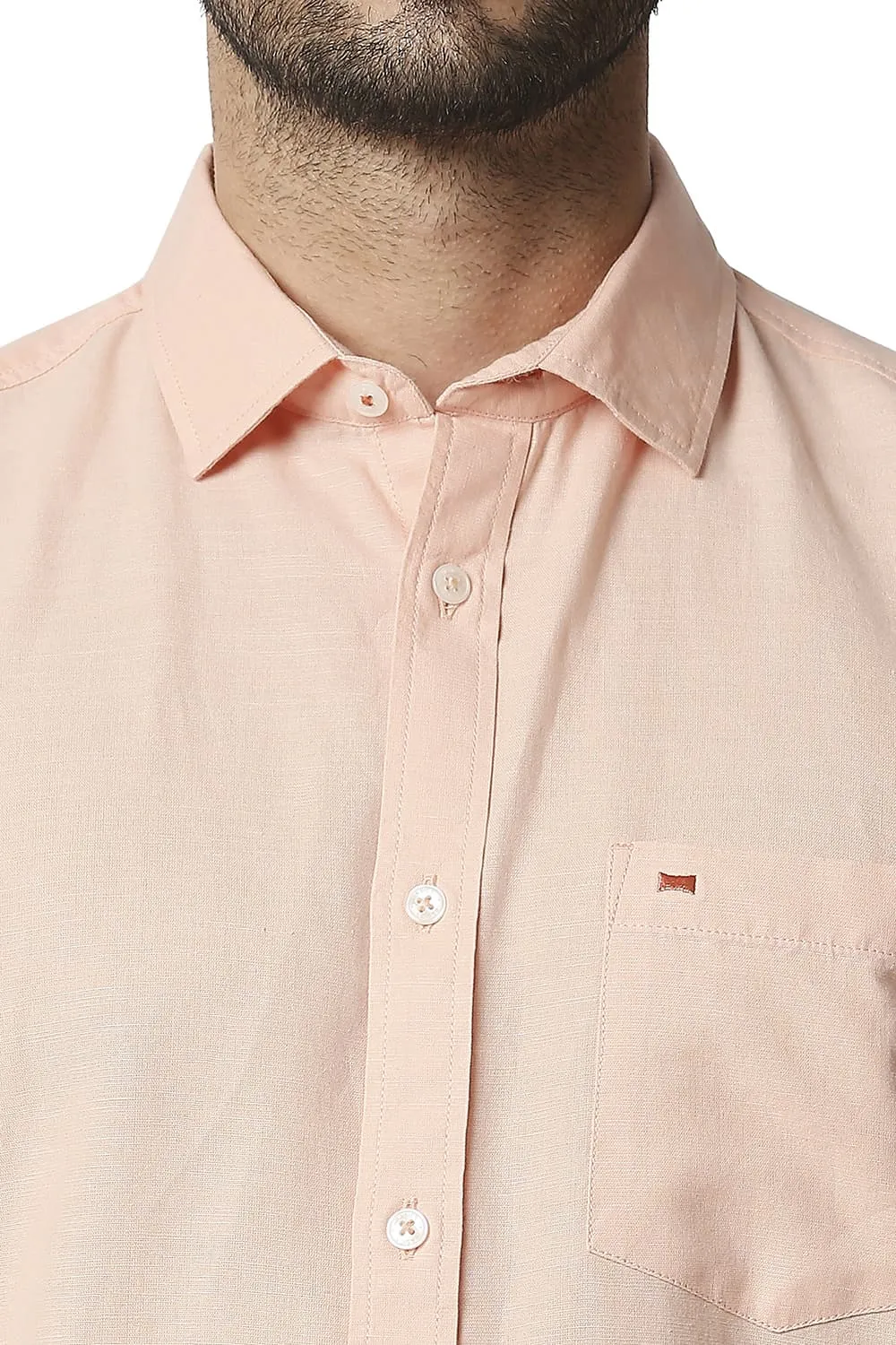 Slim Fit Cotton Hemp Shirt