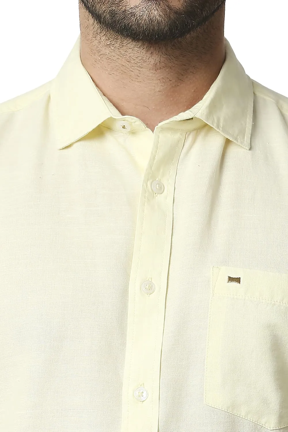 Slim Fit Cotton Hemp Shirt