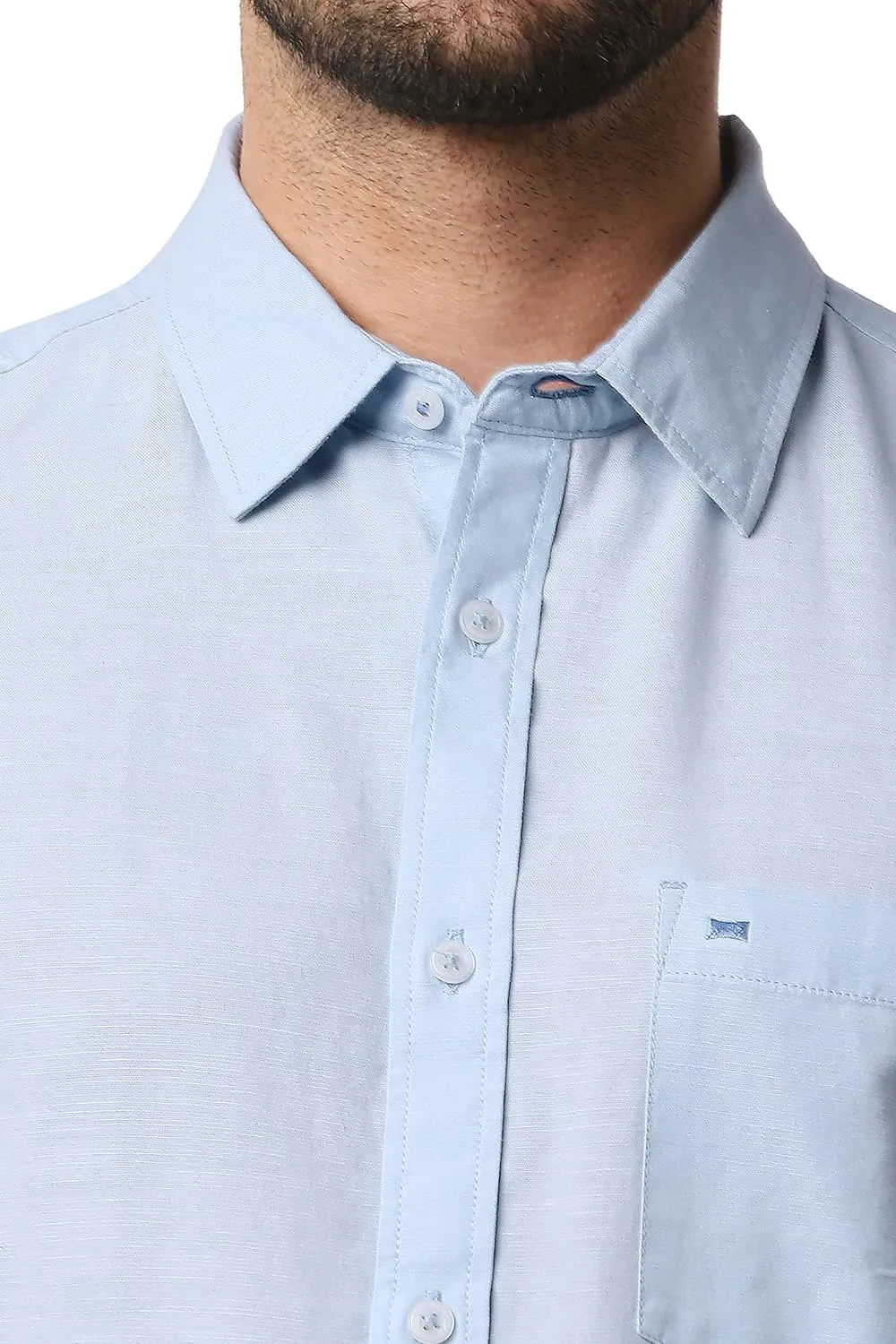 Slim Fit Cotton Hemp Shirt