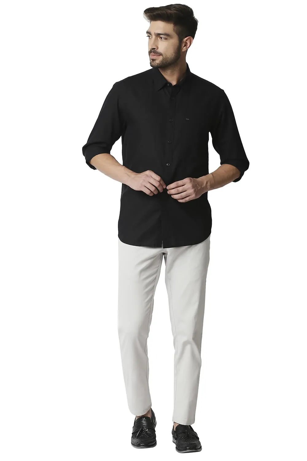 Slim Fit Cotton Hemp Shirt