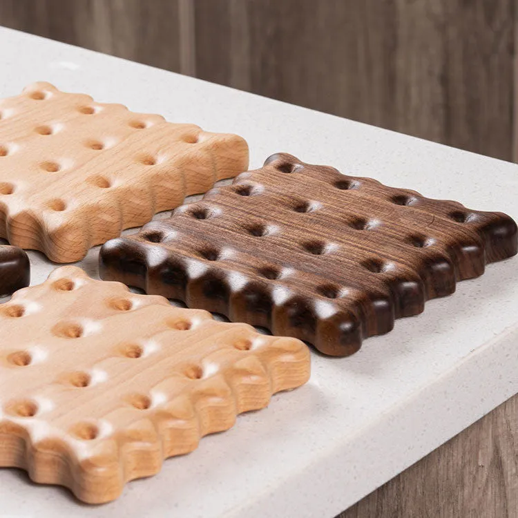 Solid Wood Biscuit Trivet