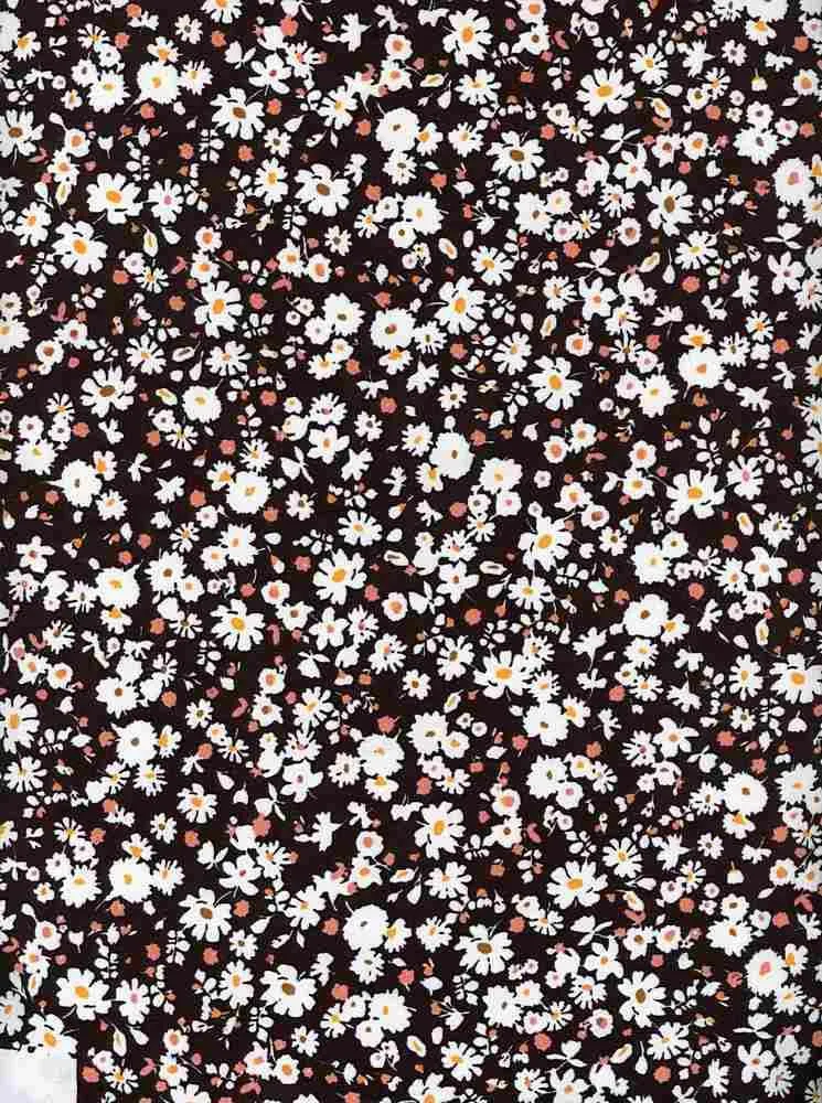 SUPER SOFT POLYESTER SPANDEX DBP / DTY BRUSHED COMPRESSED FLORAL [NFF210323A-009]