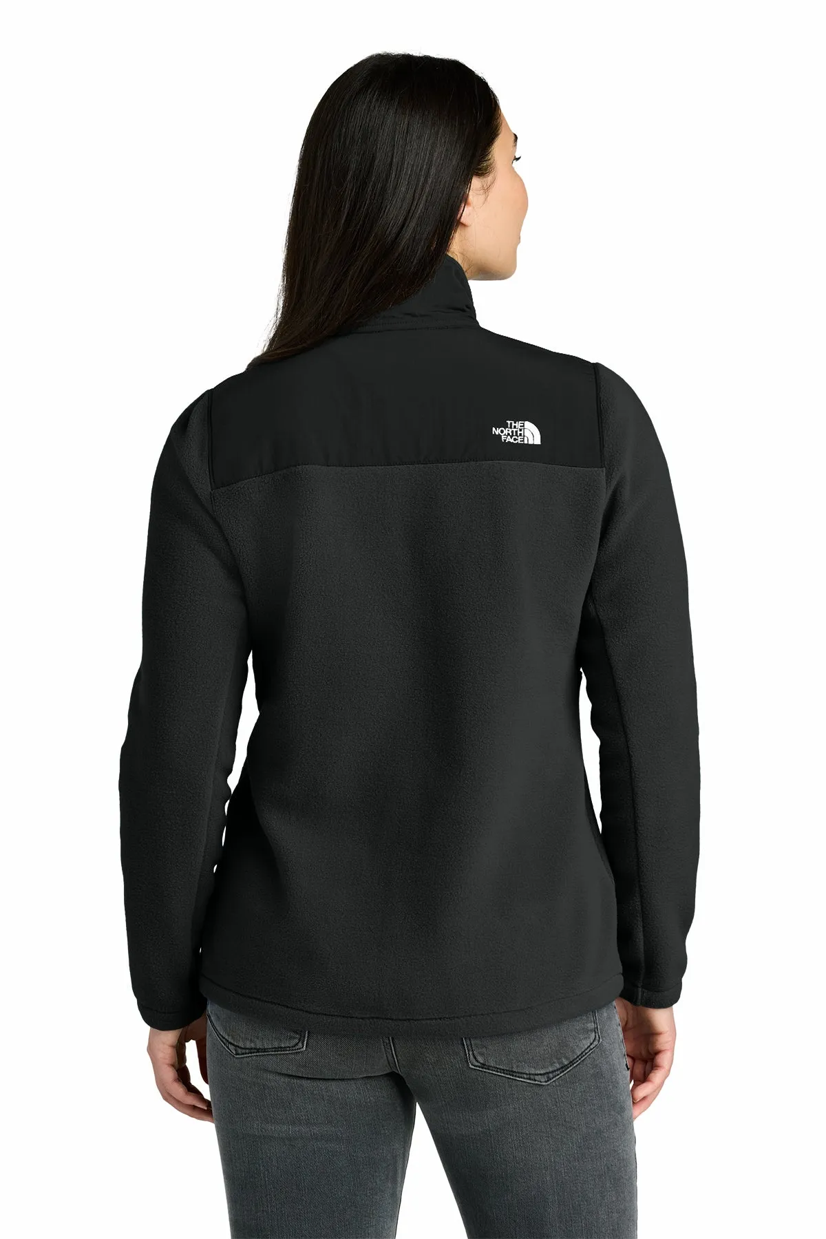 The North Face Womens Highest Peak Full-Zip Fleece Custom Jackets, Black