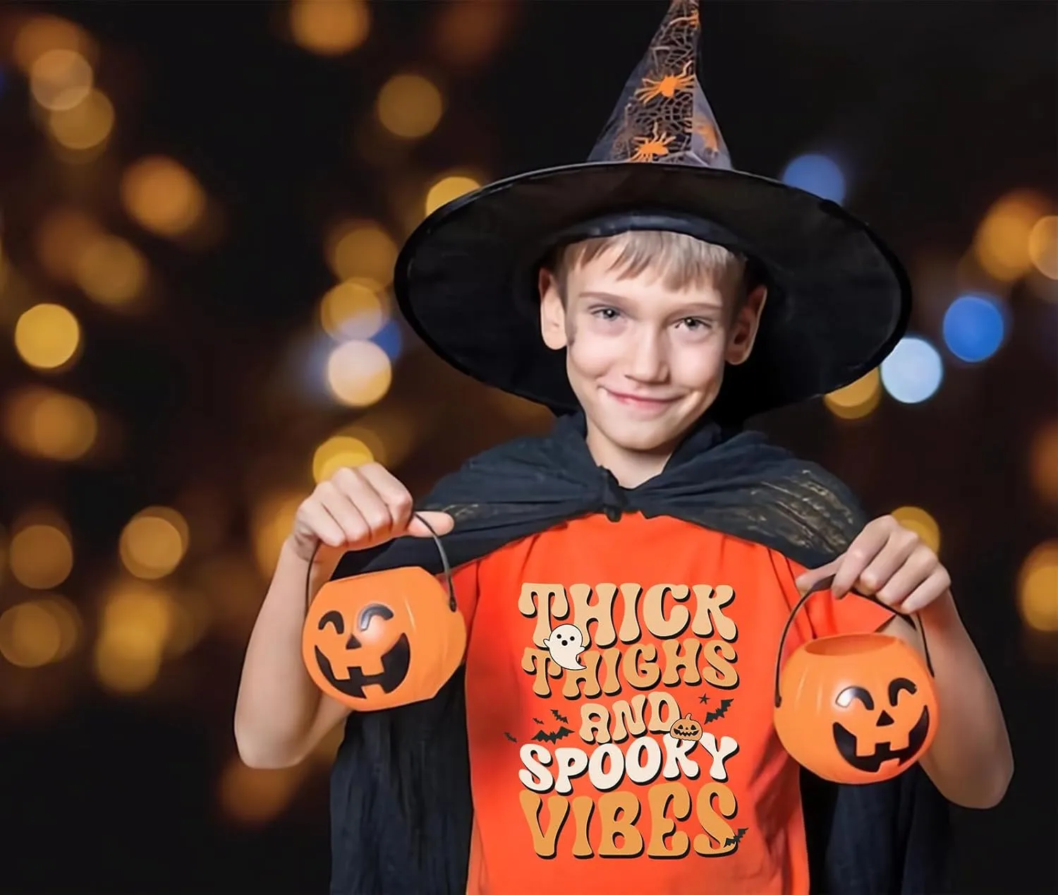 Toddler Boys Girls Halloween Shirt Skeleton Ghost T-Shirts Boo Tees Spooky Tops Short Sleeve 2-12 Years