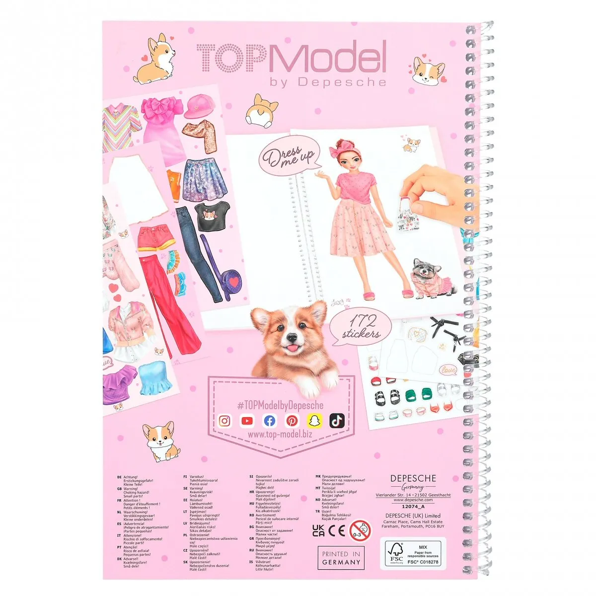 TOPModel Corgi Dress Me Up Big