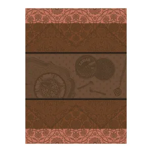 Tsar Brown Tea Towels by Le Jacquard Français