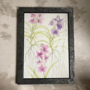 Vanda Orchids Ink Painting