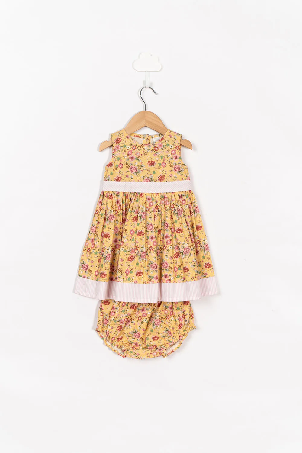 Yellow Print Dress