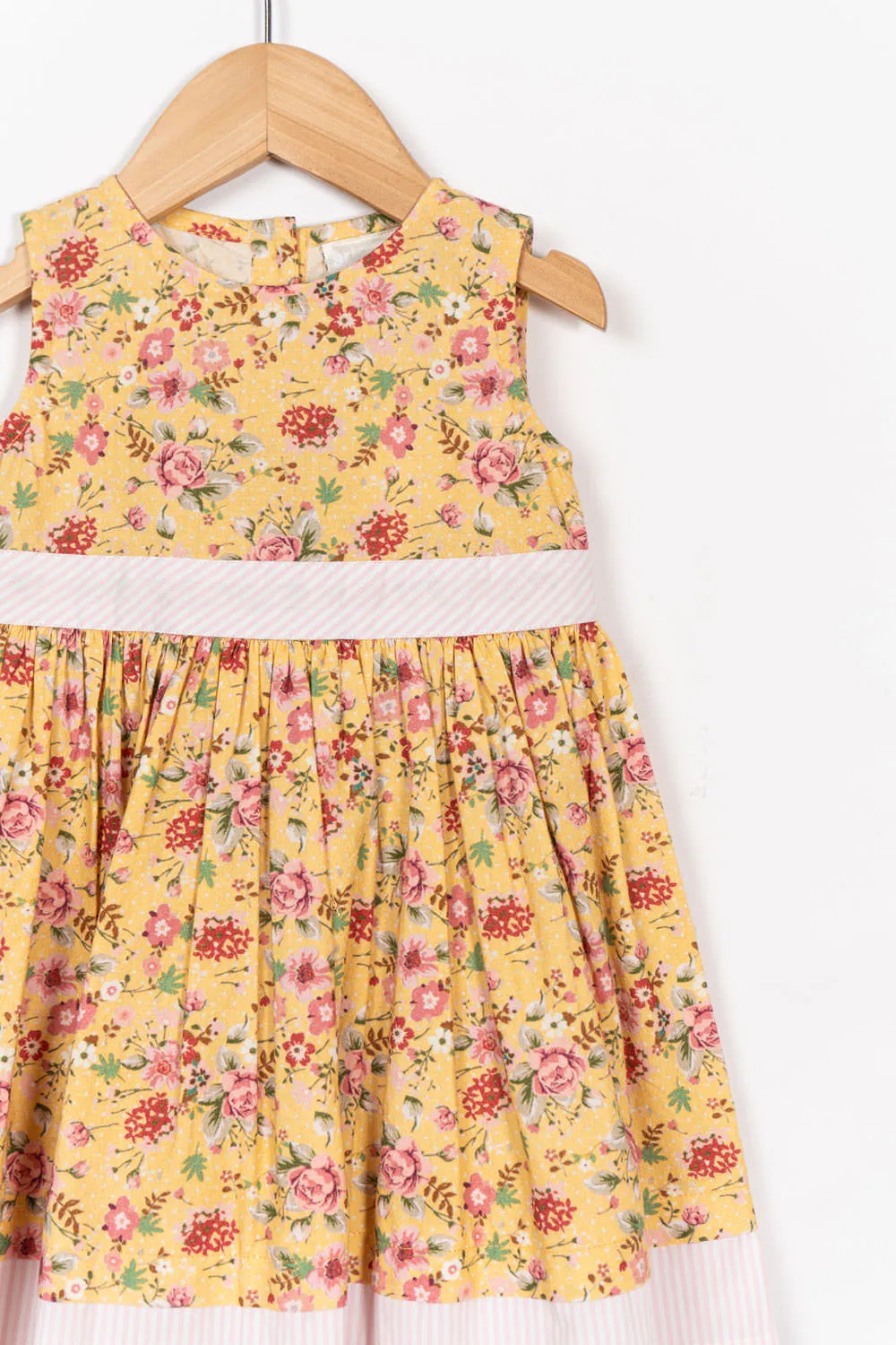 Yellow Print Dress